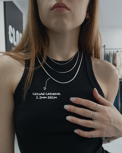 Collar Cadena 2.2mm 55cm