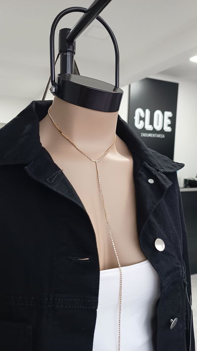 Collar Colgante Strass