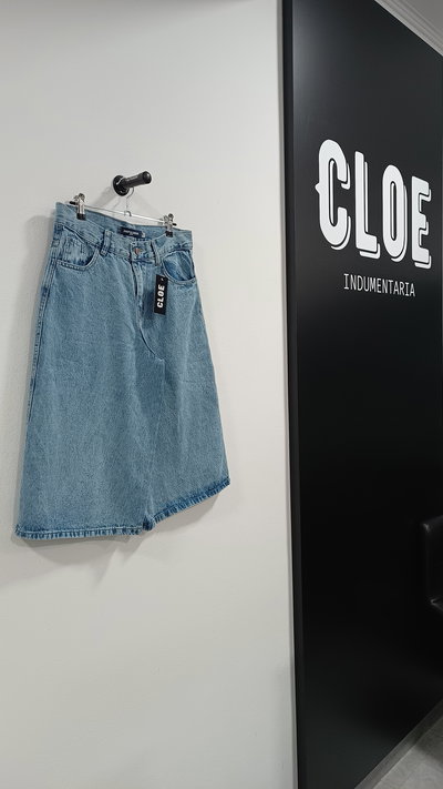 Bermuda Oversized Celeste