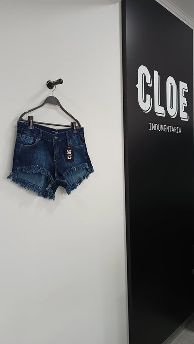 Short Azul Ston Tiro Bajo