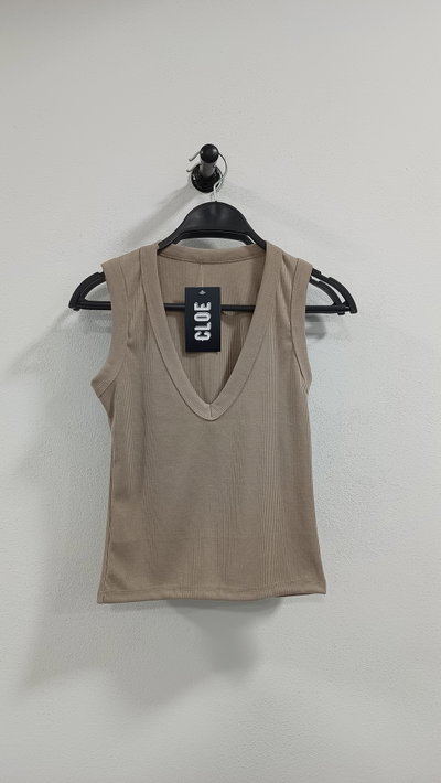 Musculosa Escote V Morley Portofin