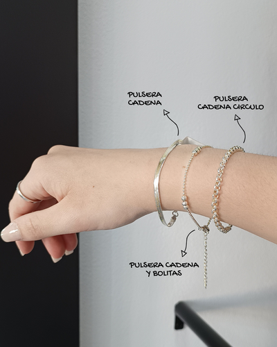 Pulsera Cadena Circulo