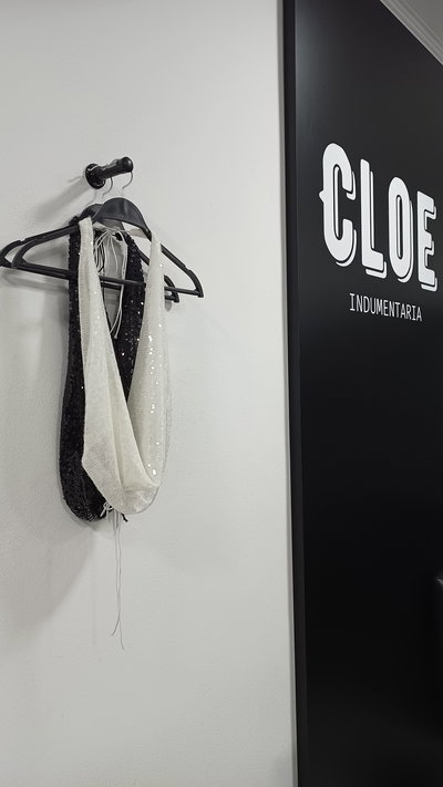 Top Buche Lentejuela Ibiza