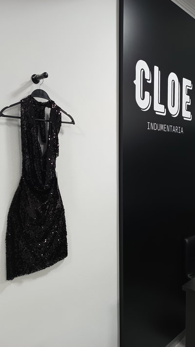 Vestido Buche Lentejuelas Ibiza