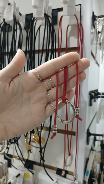 Chocker Gamuza Circulo