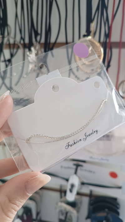 Pulsera Strass + Cadena Finita