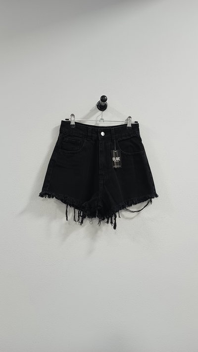 Short Desflecado Negro