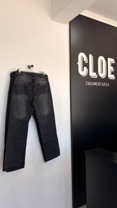 Jean Mom Light Black
