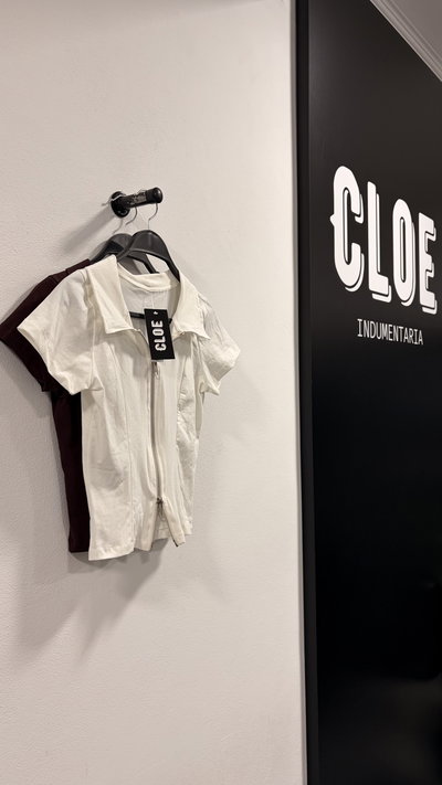 Top Chomba Doble Cierre Algodón