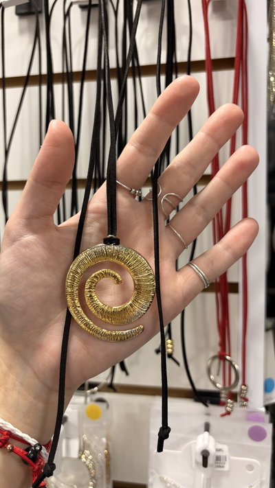 Chocker Gamuza Espiral