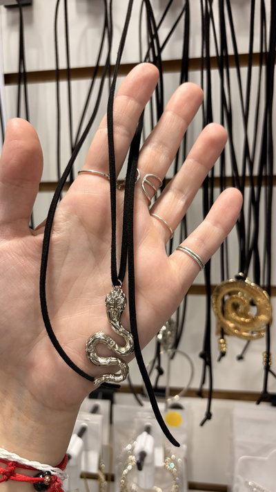 Chocker Gamuza Serpiente