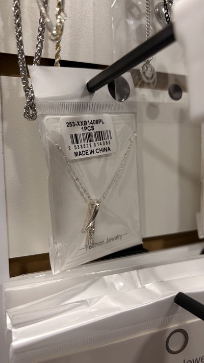 Collar Cadena Dijes Rectangulares