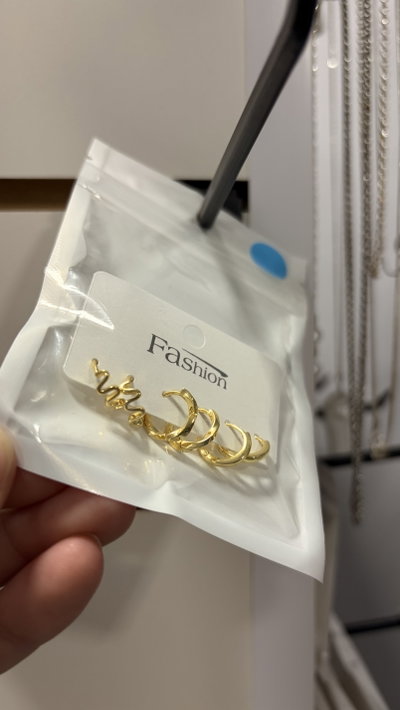 Set Argollas Dorado