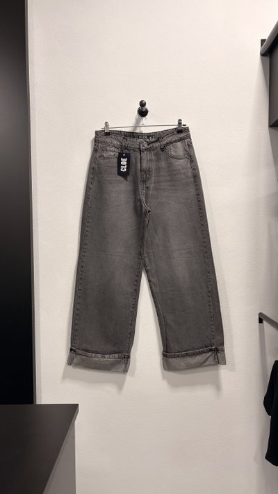 Jean Wide Leg Gris