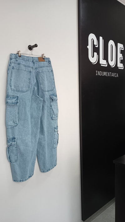 Baggy Cuatri Cargo Celeste