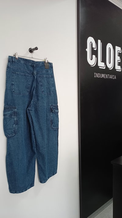 Baggy Cargo Nevado Azul