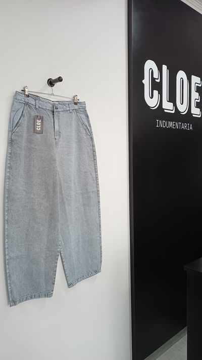 Baggy Gris Celeste Nevado