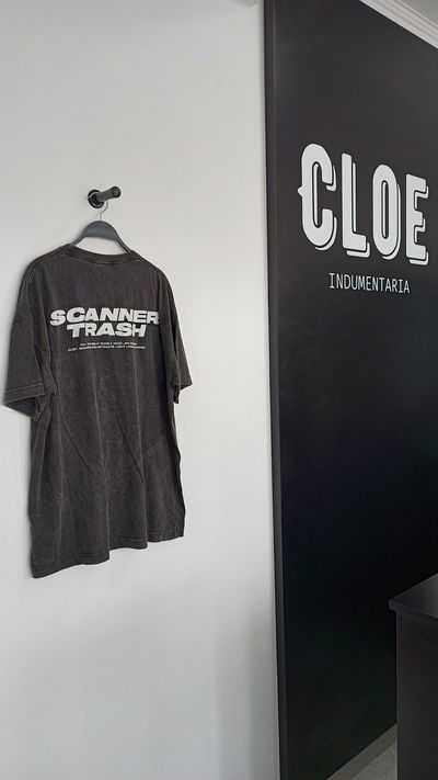 Remera Oversized Scanner Trash