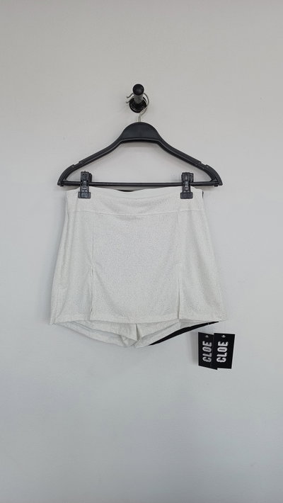 Short Pollera Brillo 2 Tajos