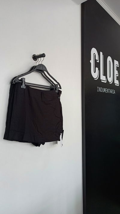 Short Pollera De Lino
