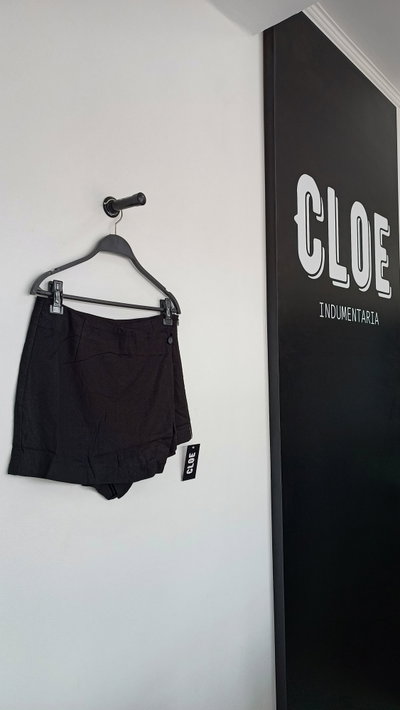 Short Pollera De Lino