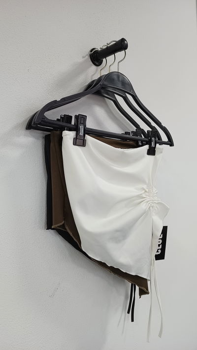 Strapless Microfibra Irregular