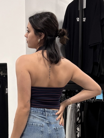 Top Halter Rayado
