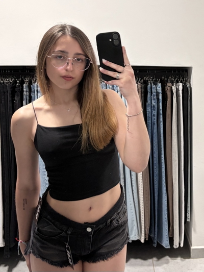 Short Jean Baby Girl Puntilla