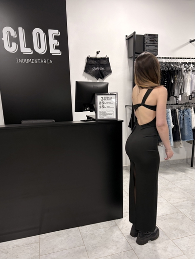 Vestido Microfibra 1 Hombro