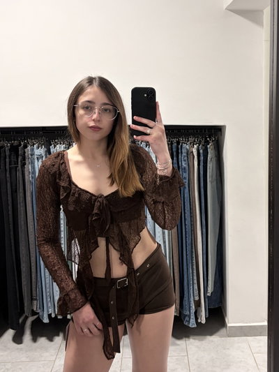 Short Gamuza Cinto
