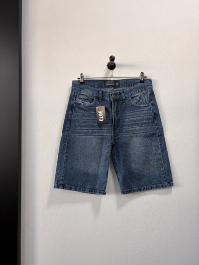 Bermuda Jean Mom Azul