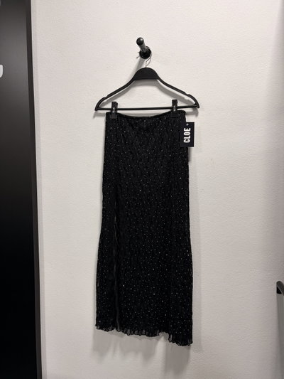 Pollera Larga Encaje Strass