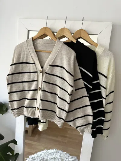 Cardigan Rayado
