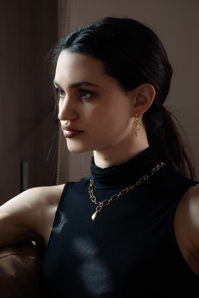 COLLAR CORAL ORO
