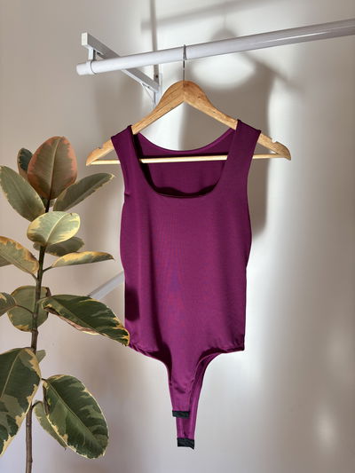 BODY HABANA MAGENTA (escote cuadrado)