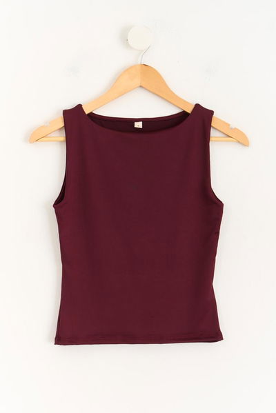 REMERA AMBER VINO