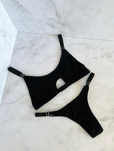 SET HERA ALGODÓN NEGRO