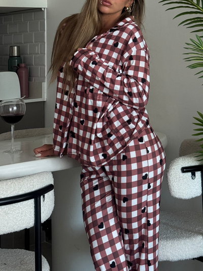 PIJAMA CAMISERO CUADROS