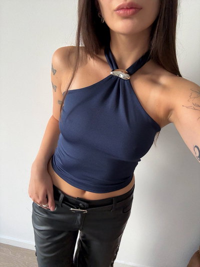 TOP LUXE AZUL