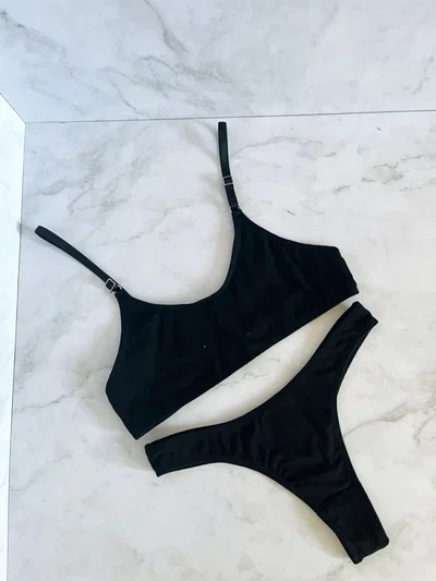 SET ATENAS ALGODÓN NEGRO