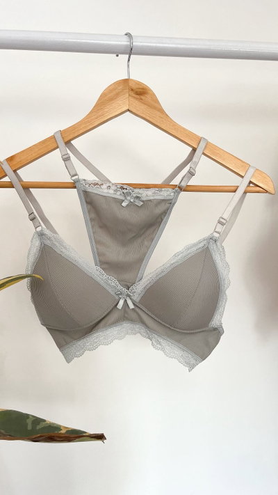SET MÓNACO GRIS (Bralette)