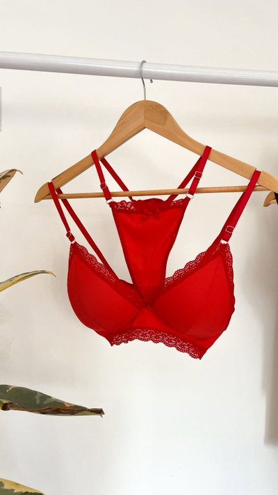 SET MÓNACO ROJO (Bralette)
