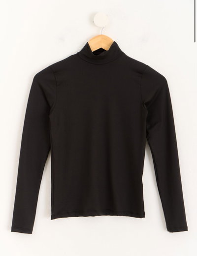 POLERA MODAL NEGRA
