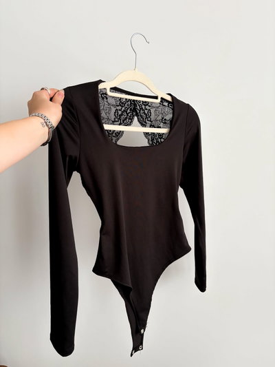 BODY CON PUNTILLA M/LARGA