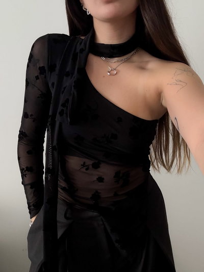 TOP CAPRI NEGRO