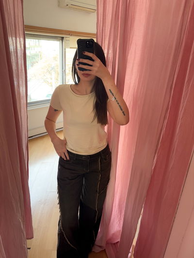 REMERA REBECCA BEIGE