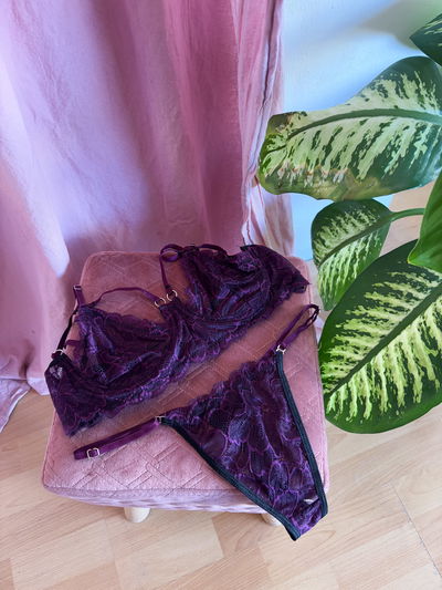 SET GOTIC VIOLETA