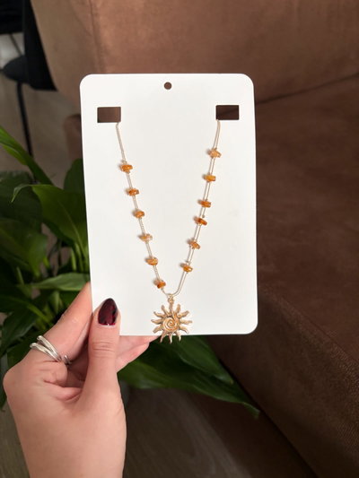 CHOKER SOL NARANJA II