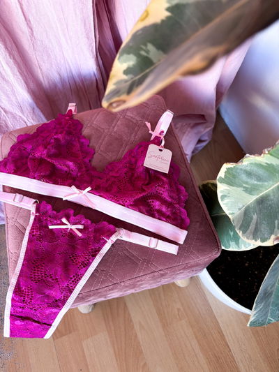 SET CLASSIC FUCSIA Y ROSA