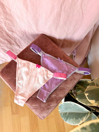 PACK X3 LESS BRETEL ANCHO ALGODÓN - pastel